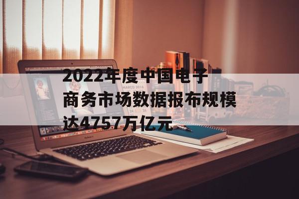 2022年度中国电子商务市场数据报布规模达4757万亿元