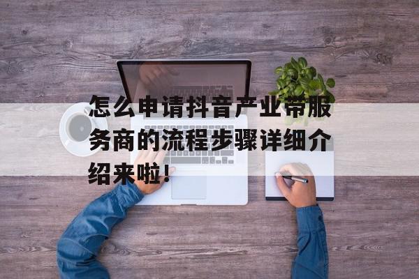 怎么申请抖音产业带服务商的流程步骤详细介绍来啦！