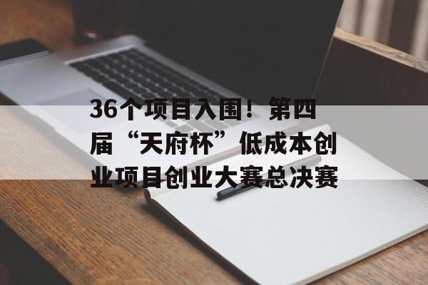 36个项目入围！第四届“天府杯”低成本创业项目创业大赛总决赛