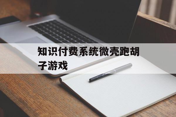 知识付费系统微壳跑胡子游戏