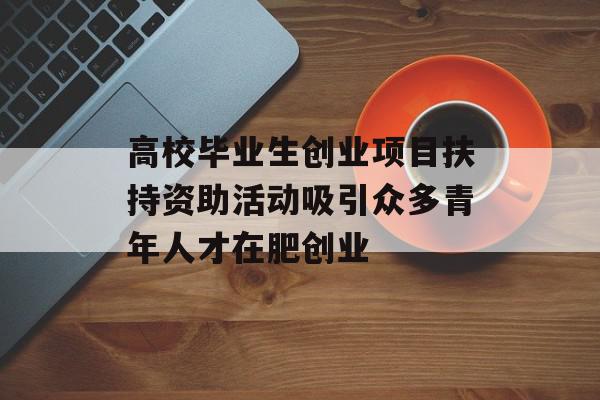 高校毕业生创业项目扶持资助活动吸引众多青年人才在肥创业