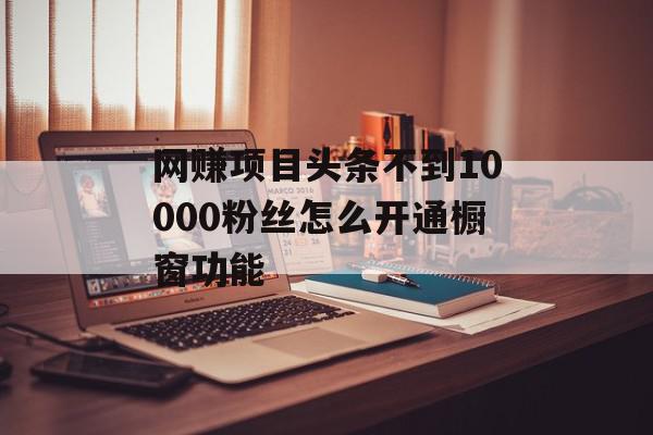 网赚项目头条不到10000粉丝怎么开通橱窗功能