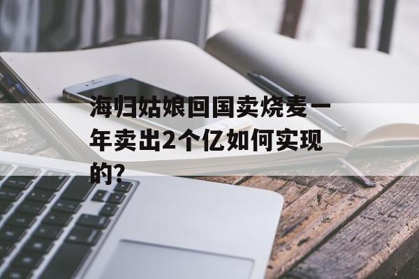海归姑娘回国卖烧麦一年卖出2个亿如何实现的？