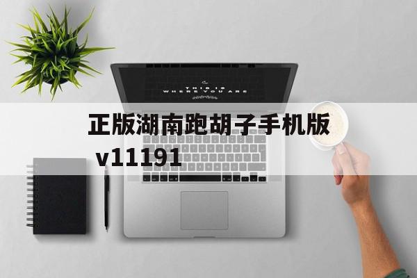正版湖南跑胡子手机版 v11191