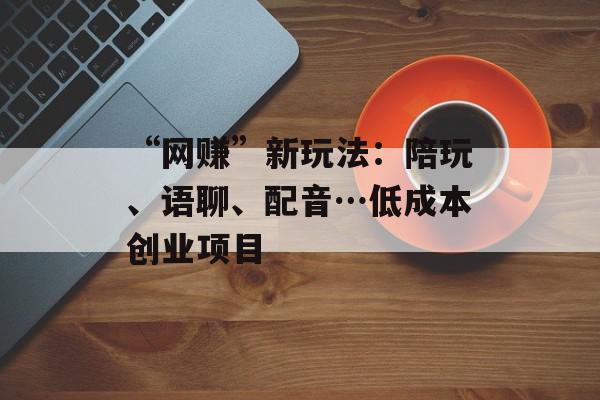“网赚”新玩法：陪玩、语聊、配音…低成本创业项目