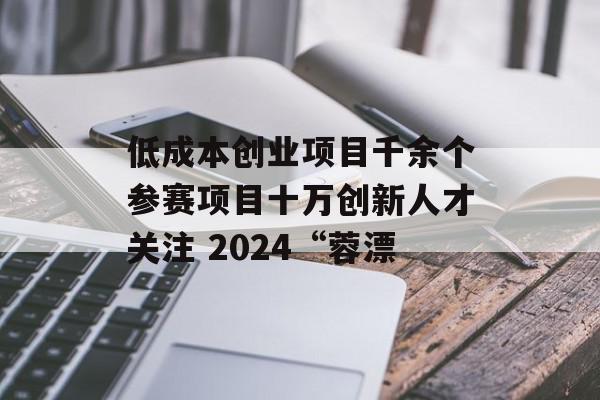 低成本创业项目千余个参赛项目十万创新人才关注 2024“蓉漂