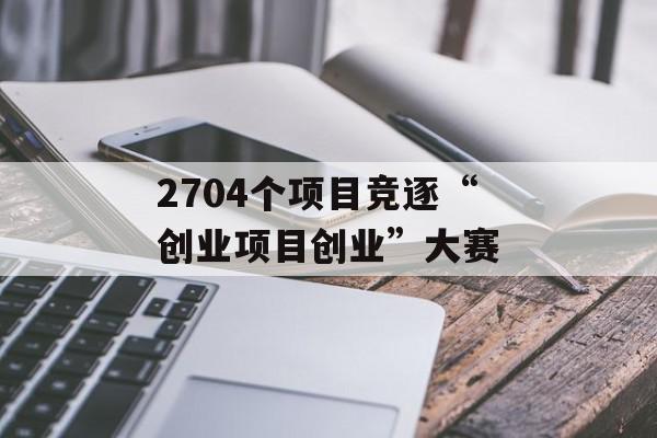 2704个项目竞逐“创业项目创业”大赛