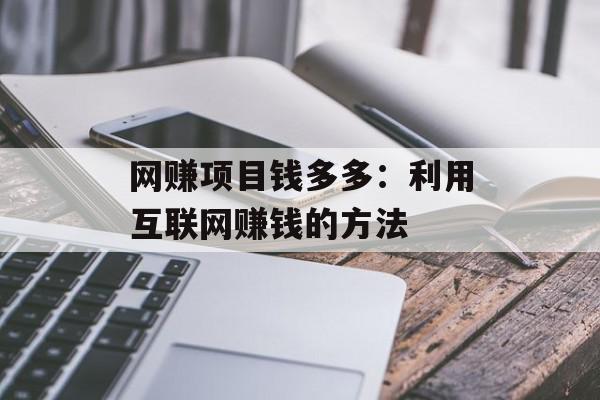 网赚项目钱多多：利用互联网赚钱的方法