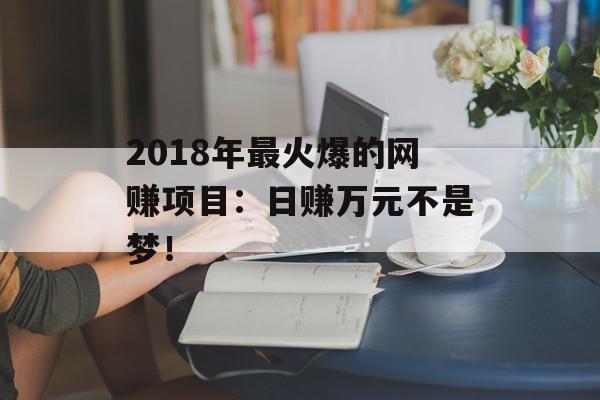 2018年最火爆的网赚项目：日赚万元不是梦！