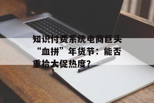 知识付费系统电商巨头“血拼”年货节：能否重拾大促热度？