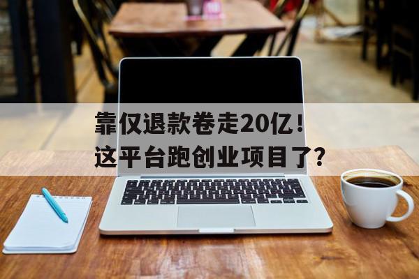 靠仅退款卷走20亿！这平台跑创业项目了？