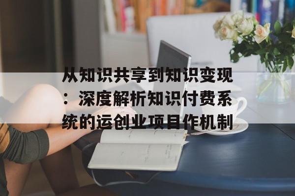 从知识共享到知识变现：深度解析知识付费系统的运创业项目作机制