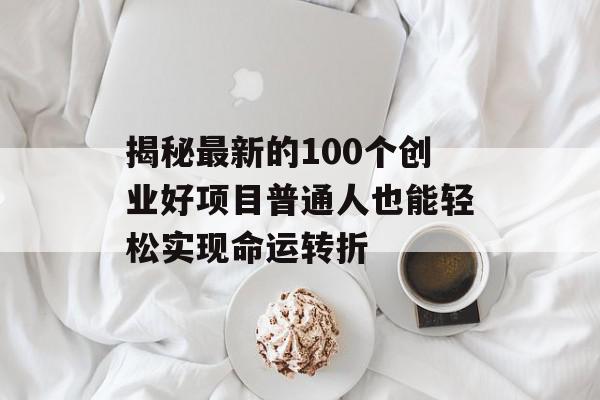 揭秘最新的100个创业好项目普通人也能轻松实现命运转折