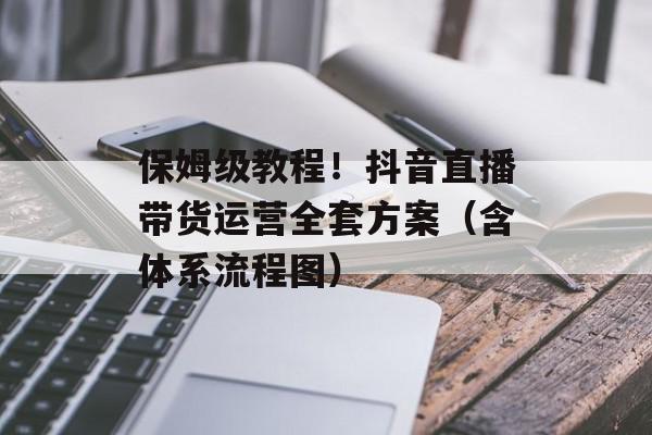 保姆级教程！抖音直播带货运营全套方案（含体系流程图）