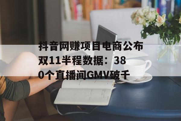 抖音网赚项目电商公布双11半程数据：380个直播间GMV破千