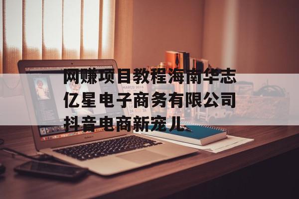 网赚项目教程海南华志亿星电子商务有限公司抖音电商新宠儿