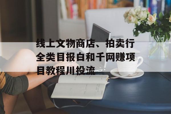 线上文物商店、拍卖行全类目报白和千网赚项目教程川投流