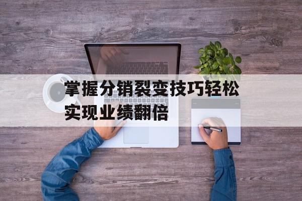 掌握分销裂变技巧轻松实现业绩翻倍