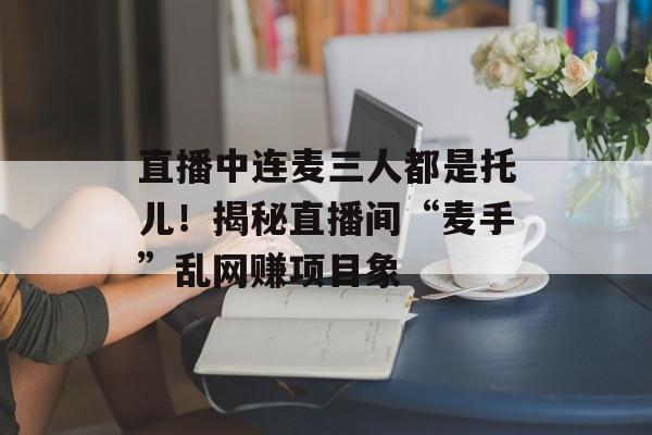 直播中连麦三人都是托儿！揭秘直播间“麦手”乱网赚项目象
