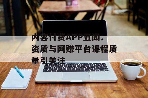 内容付费APP丑闻：资质与网赚平台课程质量引关注
