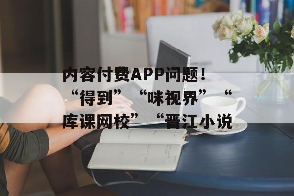 内容付费APP问题！“得到”“咪视界”“库课网校”“晋江小说