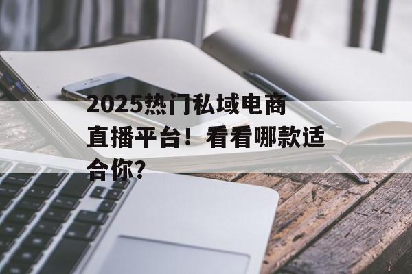 2025热门私域电商直播平台！看看哪款适合你？