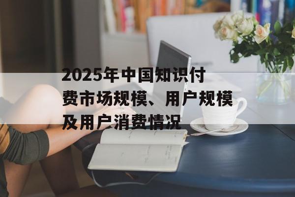 2025年中国知识付费市场规模、用户规模及用户消费情况
