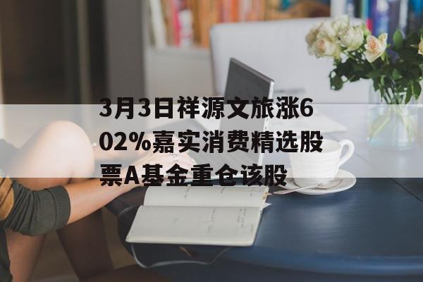 3月3日祥源文旅涨602%嘉实消费精选股票A基金重仓该股