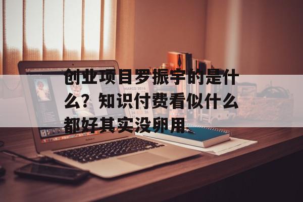 创业项目罗振宇的是什么？知识付费看似什么都好其实没卵用