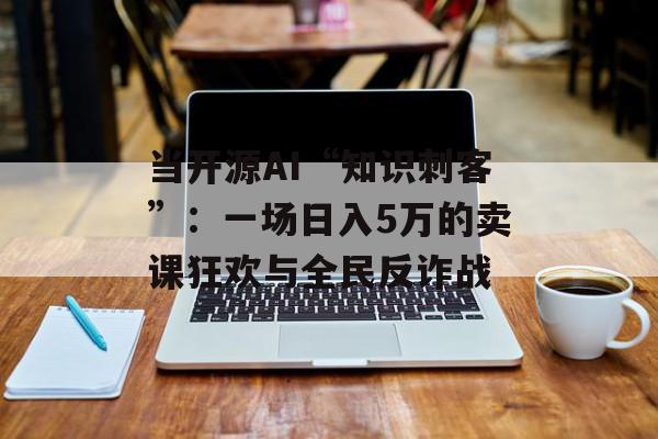 当开源AI“知识刺客”：一场日入5万的卖课狂欢与全民反诈战