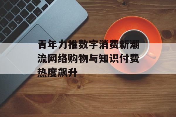 青年力推数字消费新潮流网络购物与知识付费热度飙升