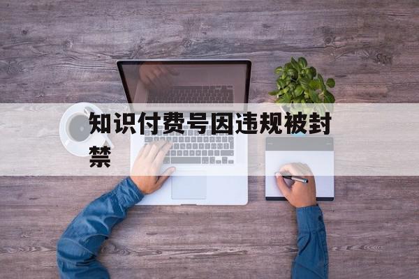 知识付费号因违规被封禁