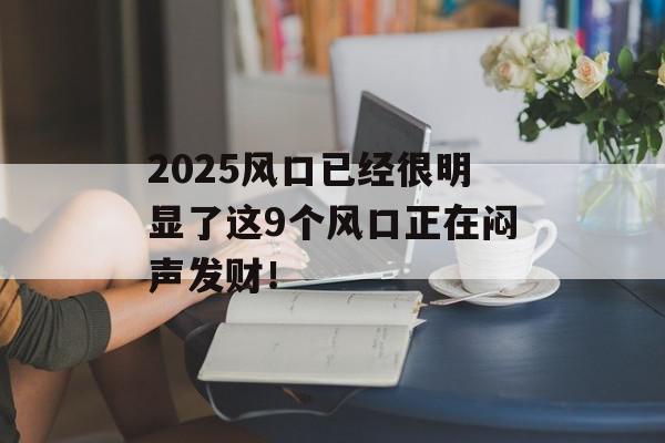 2025风口已经很明显了这9个风口正在闷声发财！