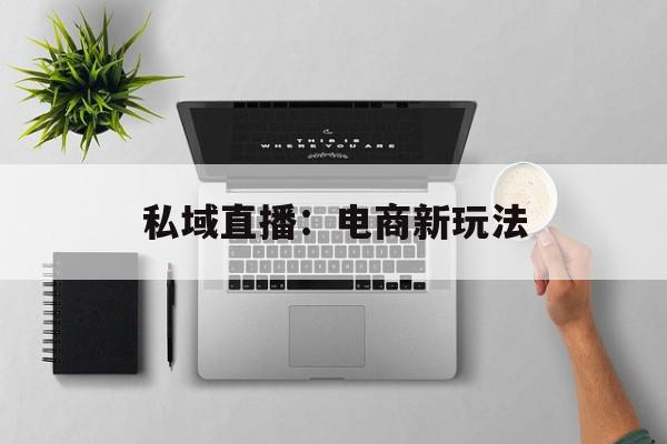 私域直播：电商新玩法