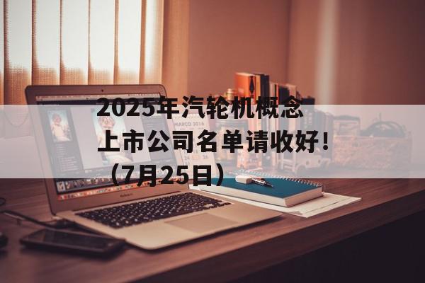 2025年汽轮机概念上市公司名单请收好！（7月25日）
