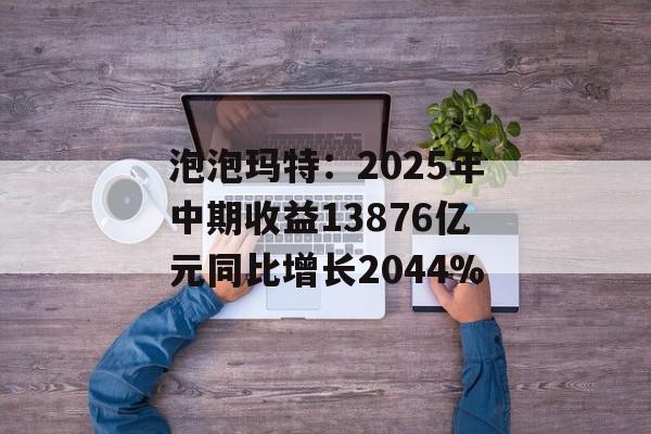 泡泡玛特：2025年中期收益13876亿元同比增长2044%